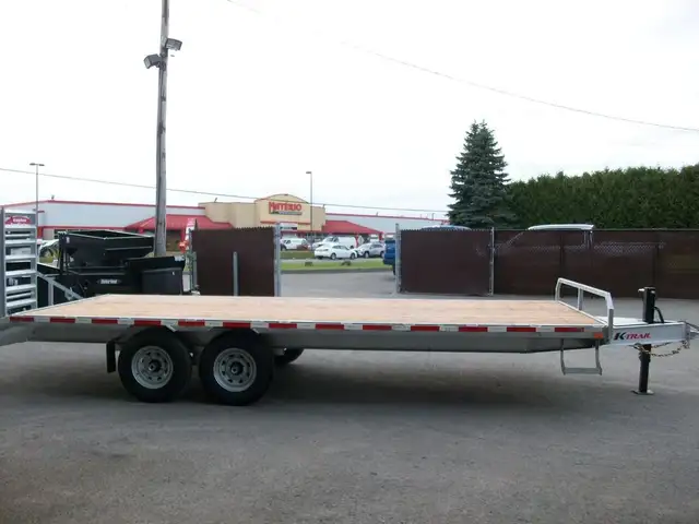 2025 K-Trail DECK OVER 8'.6in. X 23' 2X 7000LB RAMPE VTT MOTO TR in Cargo & Utility Trailers in Laval / North Shore - Image 7