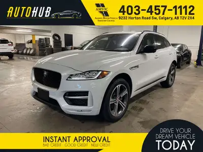 2017 Jaguar F-Pace 20d R-Sport AWD | Diesel | Panoramic Roof | Navigation This White F-Pace 20d R-Sp...