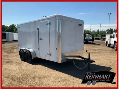 2025 Car Mate Trailers 7x14 HD Sportster Cargo Trailer 7000LB GVWR, 2 3500LB Dexter Drop Spring Axle...