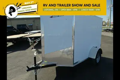 Welcome to Longhaul Trailer Sales Inc Come check out this 5x8 enclosed trailer! This trailer has a s...