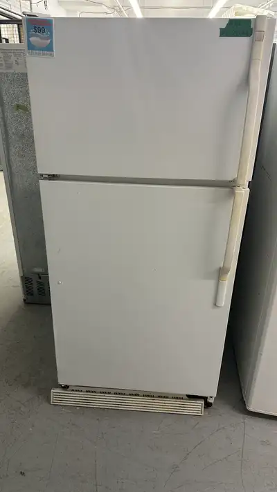 3102- Réfrigérateur Mc Lary blanc congélateur en haut top freeze, View more