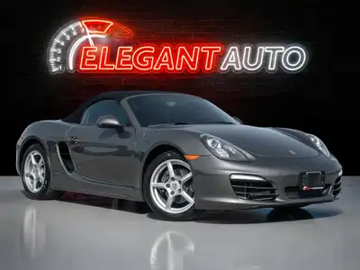 2013 Porsche Boxster Convertible Gray Exterior on Black Interior comes With Heated Seats, Cruise Con...