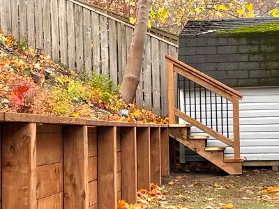 Fence decks and retaining walls, View more