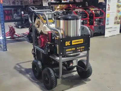 Zero Down financing available! BE 4000 PSI HOT PRESSURE WASHER Performance Cleaning Power 4.0 GPM @...