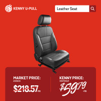 Used Leather Seats | Wide Inventory at Kenny U-Pull Hamilton!