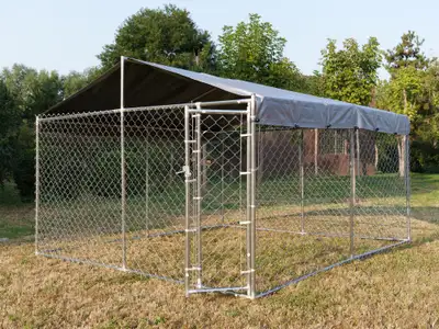 NEW 10X10X6 FT DOG KENNEL DOG RUN CAGE 514552, View more