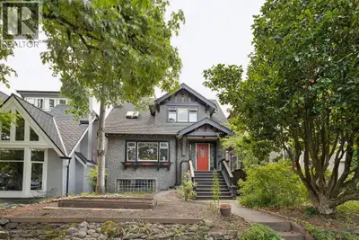 Nestled on a quiet, tree-lined street in desirable Point Grey, this beautifully maintained character...