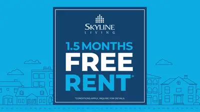 Building Description 1.5 MONTHS FREE RENT* *Conditions apply. Inquire for details. $1000 OFF FIRST M...
