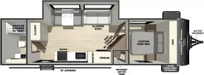 The 2400RB is great for couples who enjoy scenic views from the comfort of their living space. With...