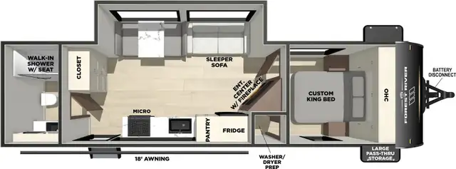 2026 Forest River VIBE in Travel Trailers & Campers in Terrace - Image 17