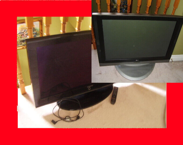 2  TVs 42" LG Plasma and 42" Samsung Plasma, $350 For Both TV's in TVs in Markham / York Region