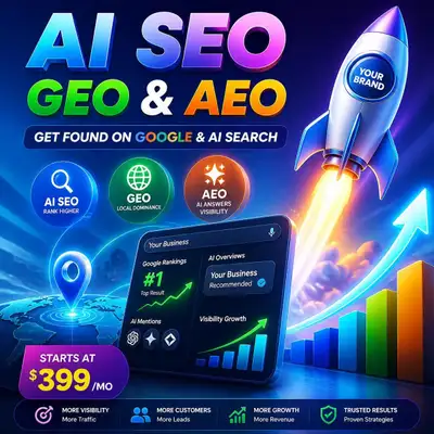 AI SEO, GEO & AEO – Get Found on Google & AI Search, View more