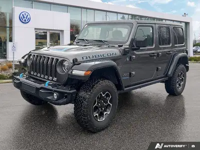 This Jeep Wrangler 4xe boasts a Intercooled Turbo Gas/Electric I-4 2.0 L/122 engine powering this Au...