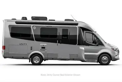 On the assembly line now! 2026 Leisure Travel Vans Unity 24TB NEW COLOR! - Carbon Interior - Dove, W...