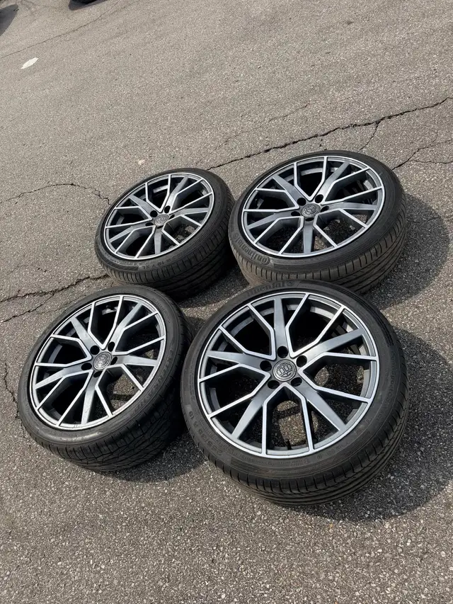 225/40/19 & 255/35/19 Bmw M340 mercedes C43 all season 5x112 in Transmission & Drivetrain in Mississauga / Peel Region - Image 7