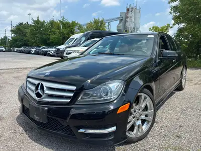 2013 Mercedes C350 4MATIC - Accident-free! Black on Brown Leather Interior! Well Maintained! Loaded...
