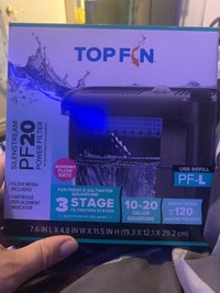 Aquarium filter new unopened 10-29 gallon $25