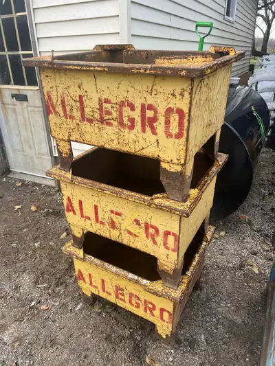 Industrial Stackable Steel Bins, View more