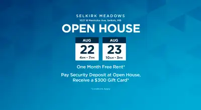 OPEN HOUSE EVENT: Friday, August 22nd from 4pm - 7pm Saturday, August 23rd from 10am - 3pm Come visi...