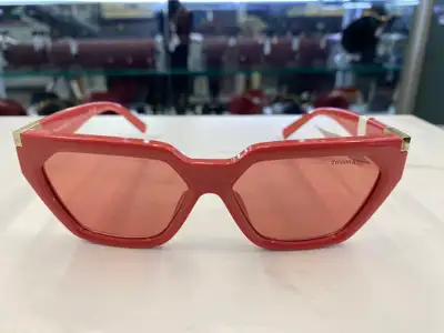 Tiffany TF4205U Coral Red Sunglasses w/Pink Lenses, View more