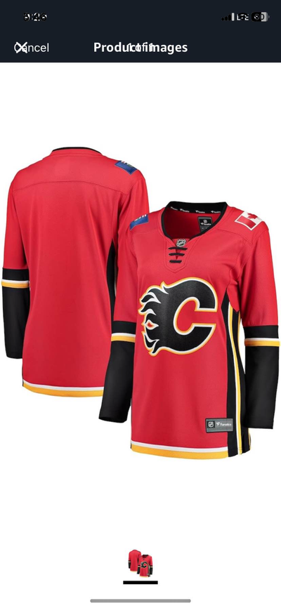Women’s Calgary Flames Jersey XL $100