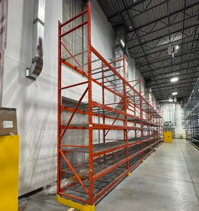 PALLET RACKING FOR SALE - NEW AND USED WAREHOUSE RACK IN STOCK! We have a huge inventory of new and...