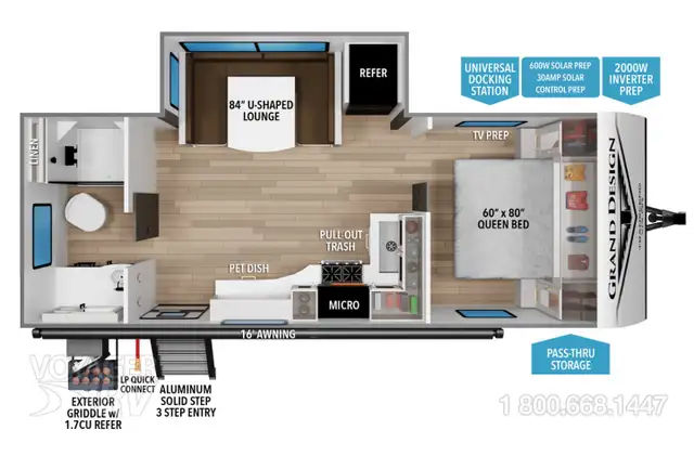 2026 Grand Design Transcend Xplor 22RBX in Travel Trailers & Campers in Kelowna - Image 53