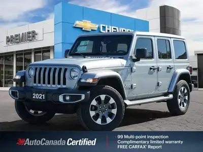 BLACK CLOTH BUCKET SEATS W/SAHARA LOGO,RADIO: UCONNECT 4C NAV W/8.4 DISPLAY,COLD WEATHER GROUP -inc:...