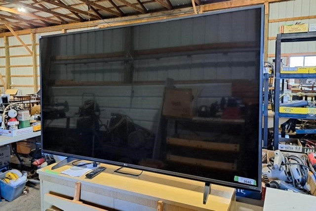 LG 65" TV. Tested powers on. in TVs in Sarnia
