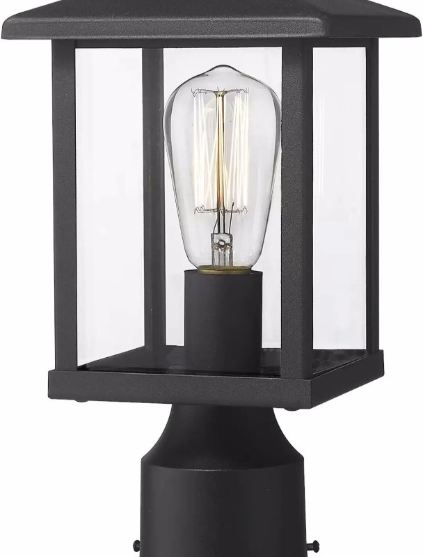 Emliviar Outdoor Post Light Fixtures, 1-Light Exterior Post Lant in Outdoor Lighting in Gatineau