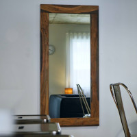Casa Suarez Wall Mirror - Wooden Hanging Wall Mirror