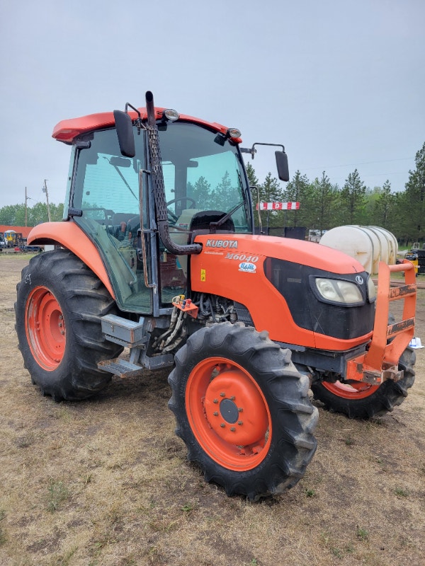 Kubota M6040, FWA Tractors, Available in Online Auction Farming