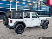 Recent Arrival! Bright White 2024 Jeep Wrangler Sport 4x4, 8-Speed Automatic, Push Button Start, App... (image 5)