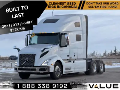 2021 VOLVO VNL760 Sleeper Hi-Rise Sleeper - ODOMETER: 932,626 Km - ENGINE MAKE: Volvo - ENGINE MODEL...