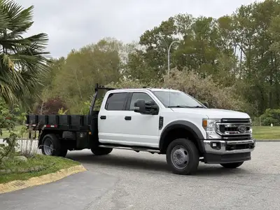 2020 Ford F-550 12 Foot Flatdeck 7.3L V8 10-speed automatic Bluetooth Apple Carplay Android Auto Tra...