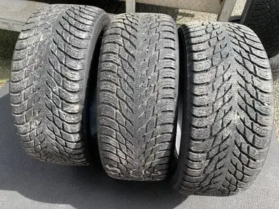 YES WE DO SHIP ACCROSS CANADA AND USA AT VOLUME DISCOUNT RATES a nice set of 3 Nokian winter tires i...
