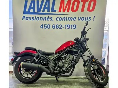 Laval Moto 2023 Honda REBEL 300 2023 Honda REBEL 300 RESERVE PAR TELEPHONE Fin de saison = meilleure...