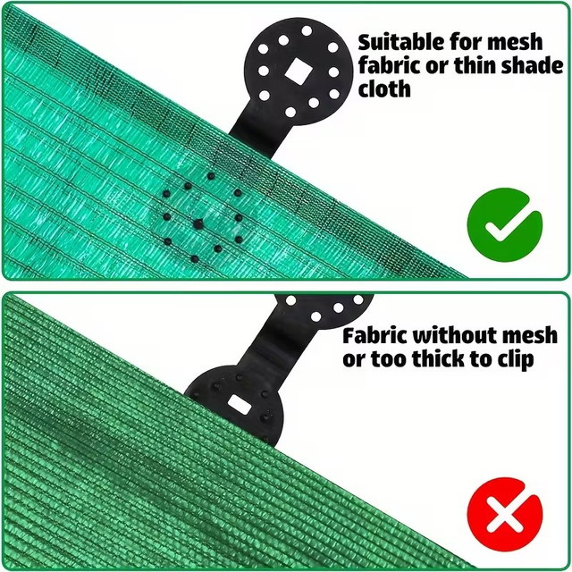 100pcs Heavy Duty Shade Cloth Lock Grip Clips - Reusable Black P in Other in Mississauga / Peel Region - Image 5