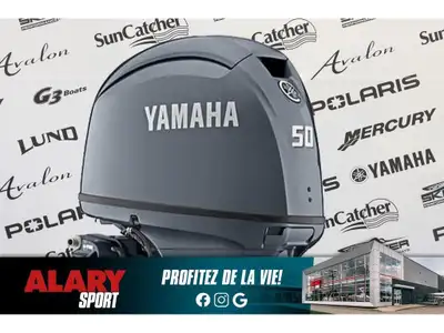 Alary Sport 2026 Yamaha F50LHC (TILLER) PIED LONG (20 POUCES) Yamaha F50LHC (TILLER) PIED LONG (20 P...