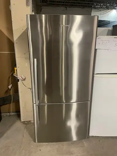 Réfrigérateur stainless 31'' congélateur en bas Fisher& Paykel, View more