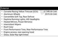 This 2016 Chevrolet Corvette Z06 3LZ | Manual | Convertible | BOSE is a Canadian vehicle with a clea... (image 8)