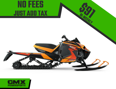 CMX Power Sports *Cash price is no fees, just add tax *Biweekly payment includes tax. 9.99% 84 month...
