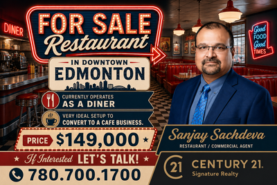 FOR SALE - RESTAURANT IN DOWNTOWN EDMONTON, View more