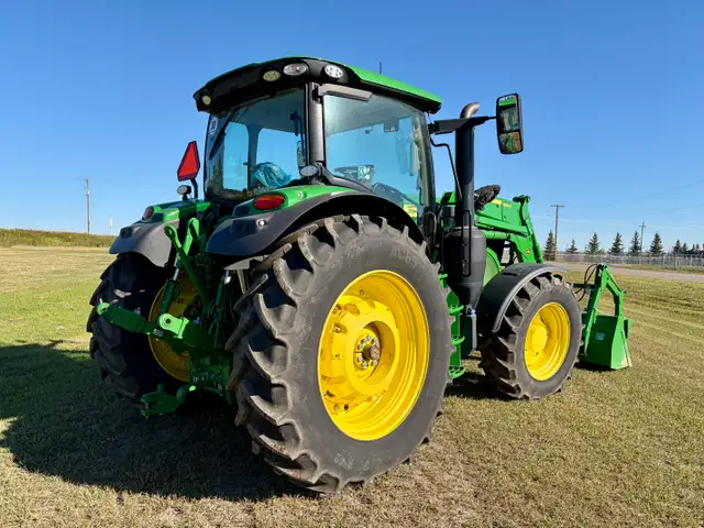 2023 John Deere 6R 155 with 640R  - IVT with 265 Hours in Farming Equipment in Calgary - Image 9