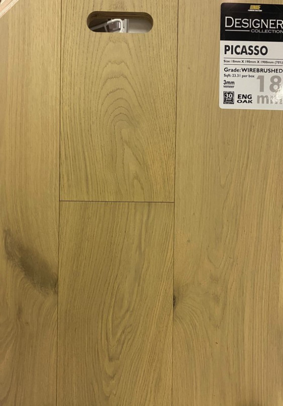 $5.69 - $5.99 sqft - 3/4" White Oak Engineered Hardwood Flooring in Floors & Walls in Bedford - Image 3