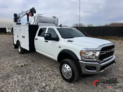 Countryside Fleet NEW - 2024 Dodge 5500 CrewCab 4x4 Service Truck + 6.7L Cummins Diesel + 4x4 W/ Aut...