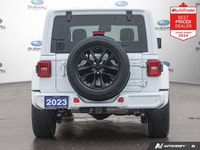 Odometer is 3858 kilometers below market average! Bright White Clearcoat 2023 Jeep Wrangler High Alt... (image 4)