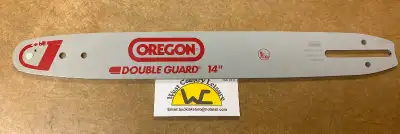 O. OREGON 14” DOUBLE GAURD ROLLER TIP CHAINSAW BAR, View more