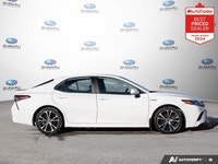 Recent Arrival! Wind Chill Pearl 2019 Toyota Camry Hybrid SE FWD CVT 2.5L I4 DOHC 16V APPLE CAR PLAY... (image 5)