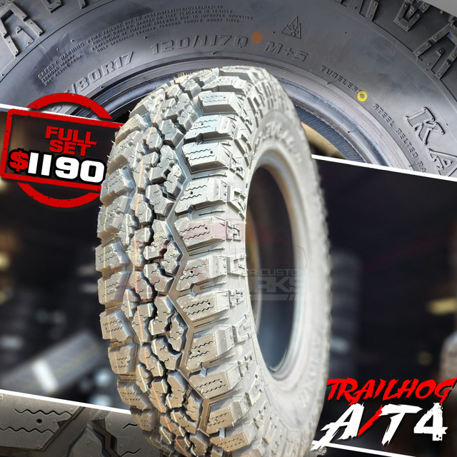 NEW!! TRAILHOG A/T4! LT235/80R17 M+S - Other Sizes Available!! in Tires & Rims in Saskatoon - Image 3